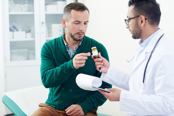 Doctor Gives Effective Pills to Patient